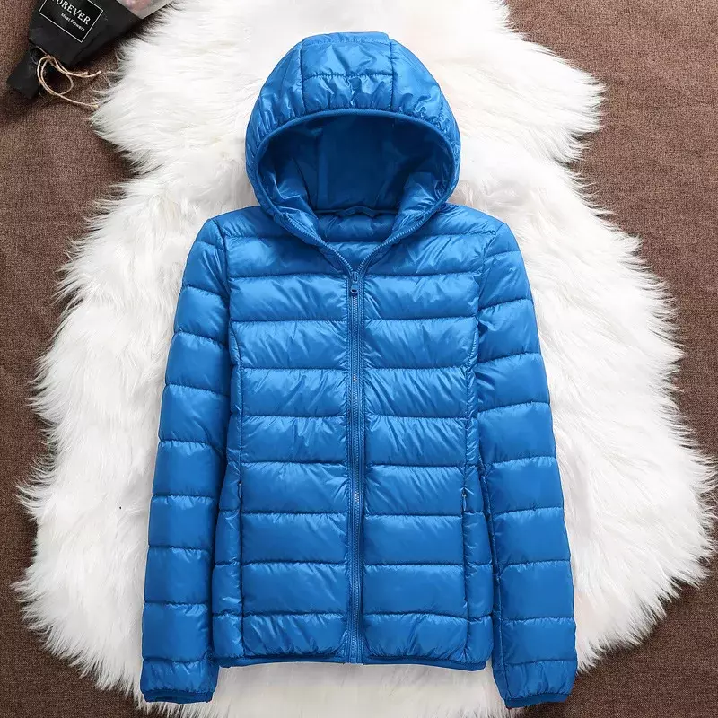 여성용 푸퍼 재킷, 플러스 사이즈 5xl 6xl 7xl 2023, 초경량 패커블 다운 코트, 용수철 가을, 신상