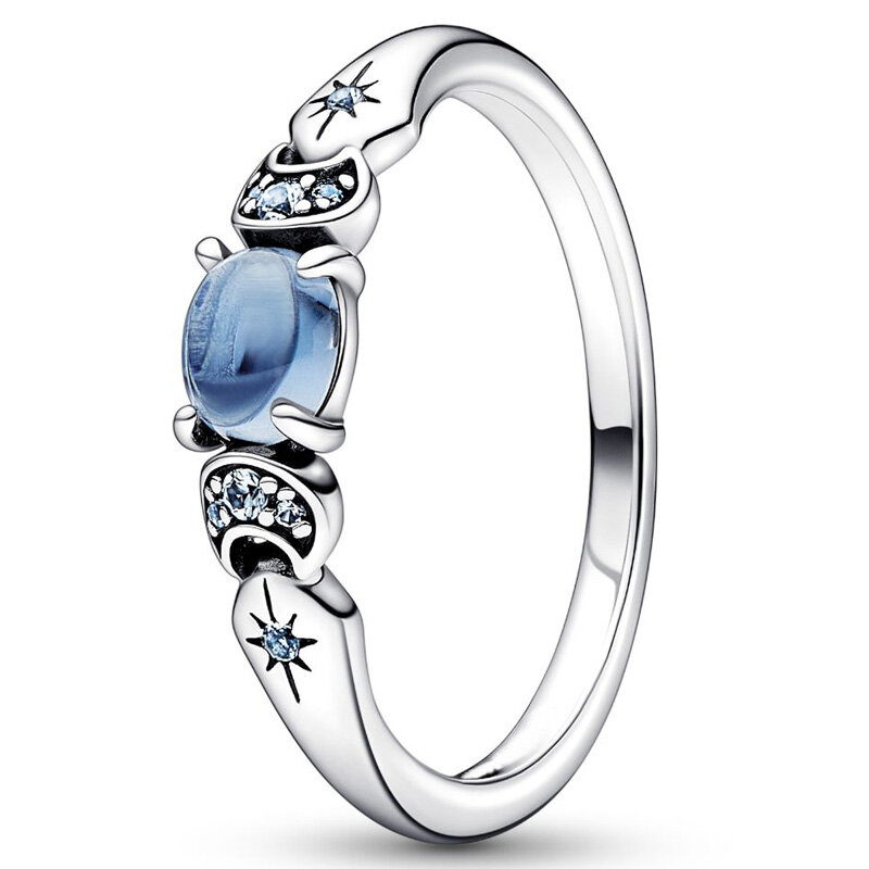 Оригинальное кольцо Forever More с надписью «Love», «любовь», «сообщение», «полумесяц», серебряное кольцо, женский подарок, Европейское ювелирное изделие «сделай сам»