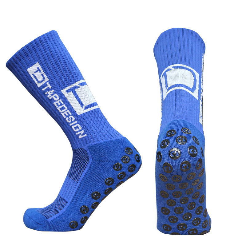 tapedesign football socks Round Silicone Suction Cup Grip Anti Slip Soccer Socks Sports Men Women Baseball Rugby Sock