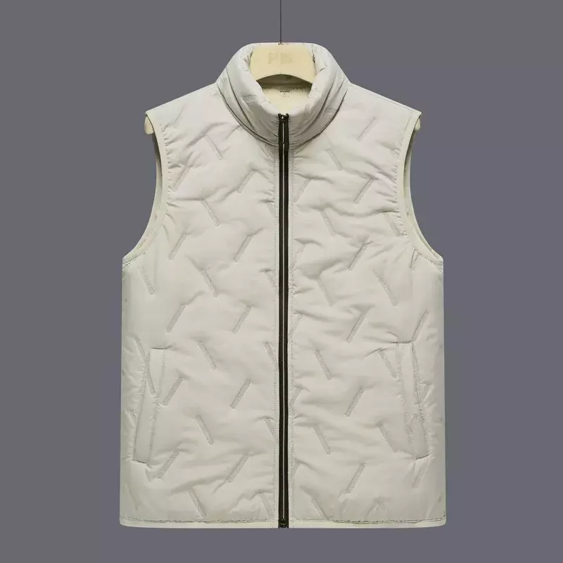 3 Colors!2023 Autumn and Winter Vest Handsome Trendy Shoulder Warm Tank Top Sleeveless Sports Down Coat Vests