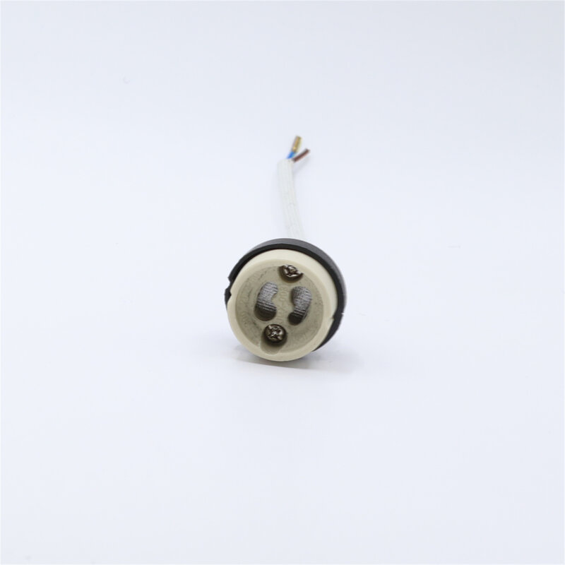 GU10 MR16 Lamp Base Ceramic Light Holder Socket Connector Adapter Wire for LED Bulb Stand Chandelier Halogen Leds Accessory