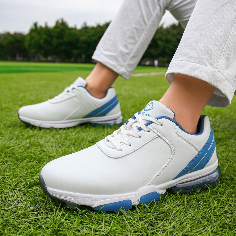 Мужская Профессиональная обувь для гольфа, Нескользящие гольфисты, кроссовки, удобная обувь для ходьбы