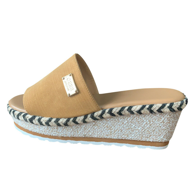 Outdoor Beach Slippers Ladies Sandals Summer Women's Wedge Sandals Platform Flip Flops Soft Comfortable 2024 New Casual Shoes