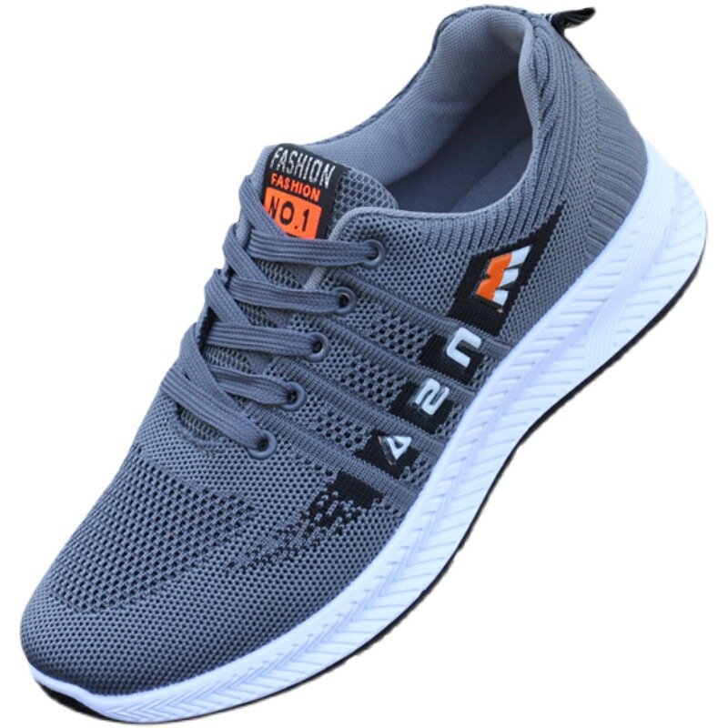 Men's Lightweight and Odorless Sports Shoes, New Fashionable Casual Mesh Shoes, Breathable Running Shoes tênis masculino