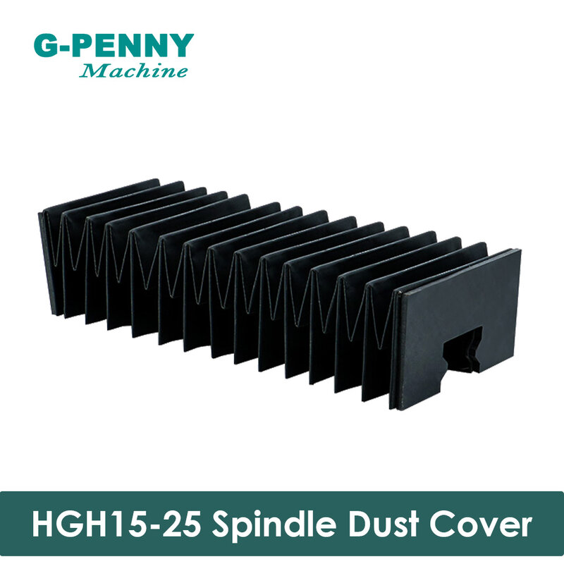 Conjunto cnc hgh15 hgh20 hgh25 linear gtuide trilhos fole dustproof cobre ofr hiwin hgr ferroviário