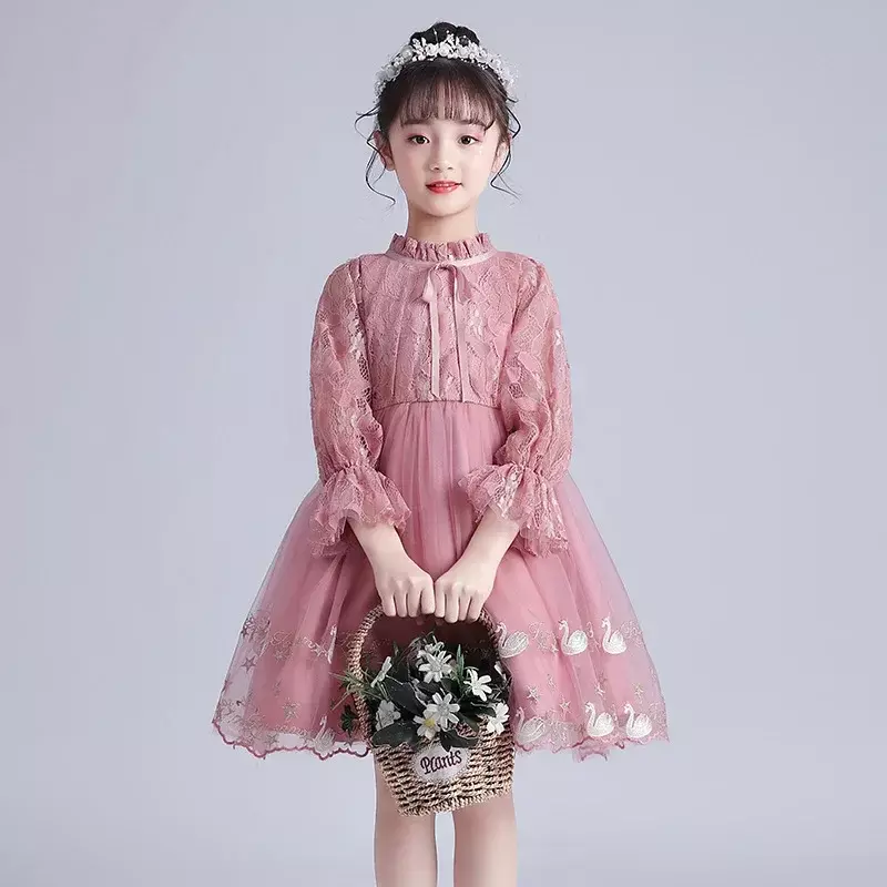 子供のプリンセスドレス、小さな女の子の宝物ドレス、新しい秋、2023