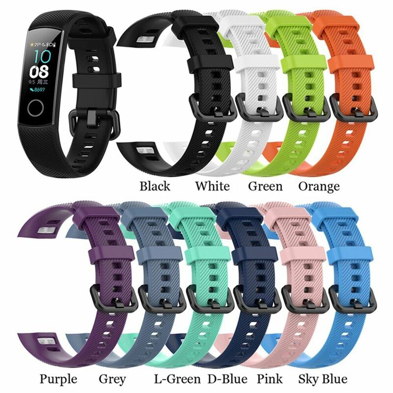 Strap For Honor Band 5 4 Wristbands Sport Colorful Band Silicone Replacement Bracelet  For Honor Band 5 Smart Accessories