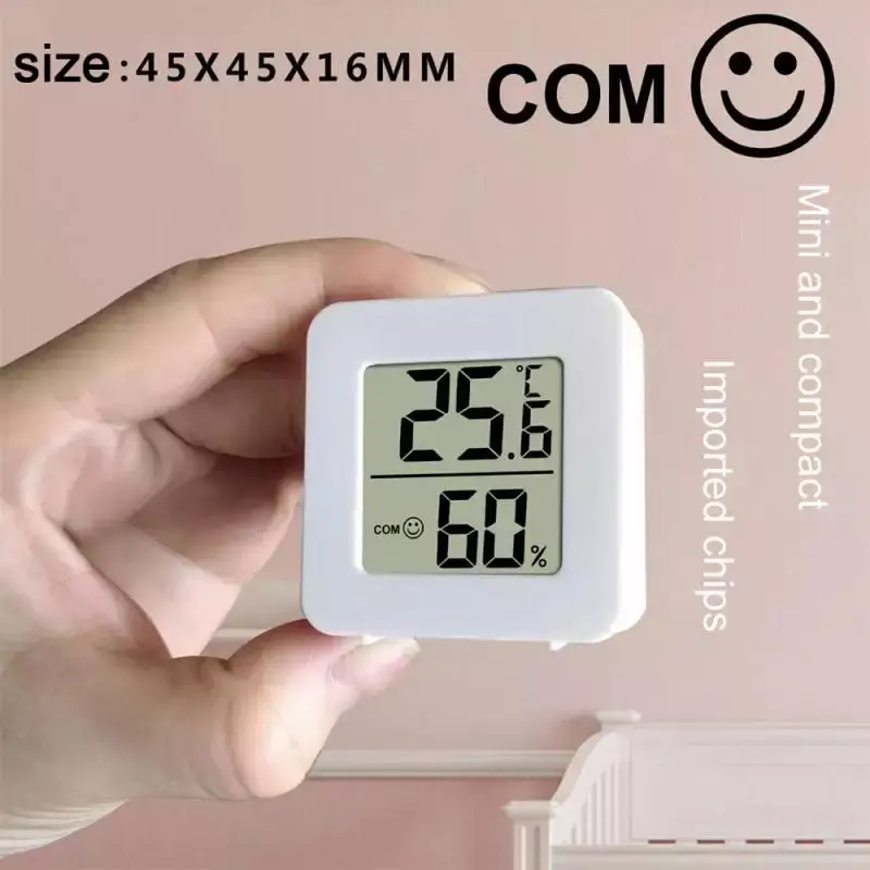 Mini LCD Termômetro Digital, Higrômetro Interior, Sensor de Temperatura Eletrônico, Medidor Doméstico, Novo