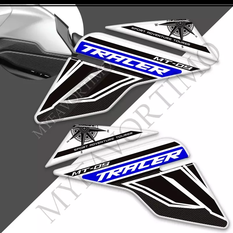 Fit Yamaha MT09 MT 09 Tracer 900 GT MT-09 Motorcycle Tank Pad Decals Gas Fuel Oil Kit Knee