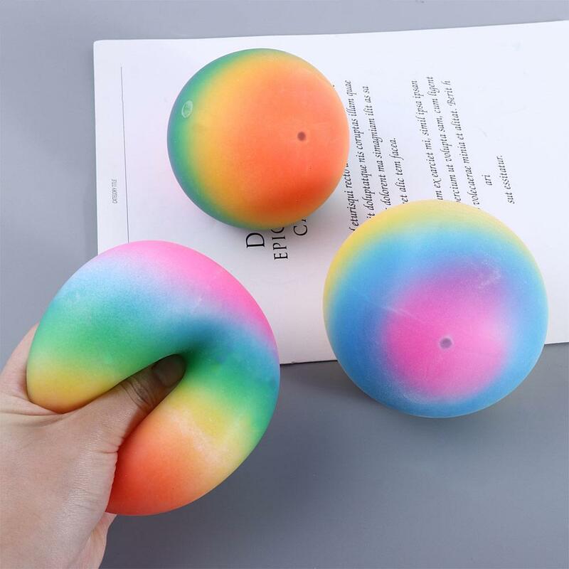 Funny Toys Eco-friendly Stress Relief Change Colour TPR Kids Toys Anti Stress Balls Vent Ball Squeeze Fidget Toys Squeeze Balls