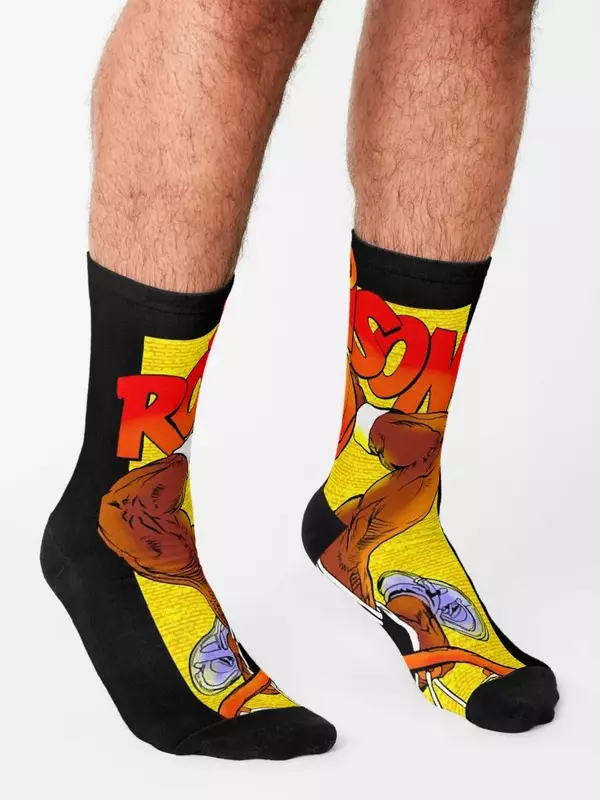 Vintage david robinson Socks luxury anti slip football cycling designer brand Women Socks Men's