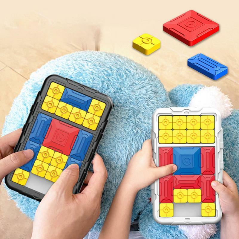 어린이 개발 지능형 슬라이딩 Huarong 퍼즐 게임 대화형 피젯 감각 게임, 어린이 성인 교육 장난감 선물