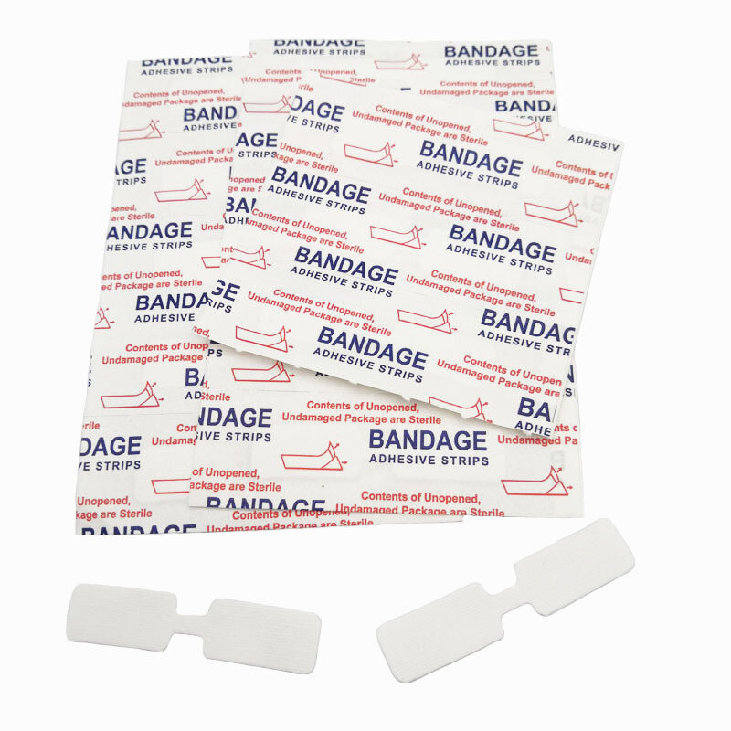 20pcs/set Sutureless Band Aid Mini Wound Plasters Skin Patch Adhesive Bandages Wound Tension Reducing Tape 4.5*1cm