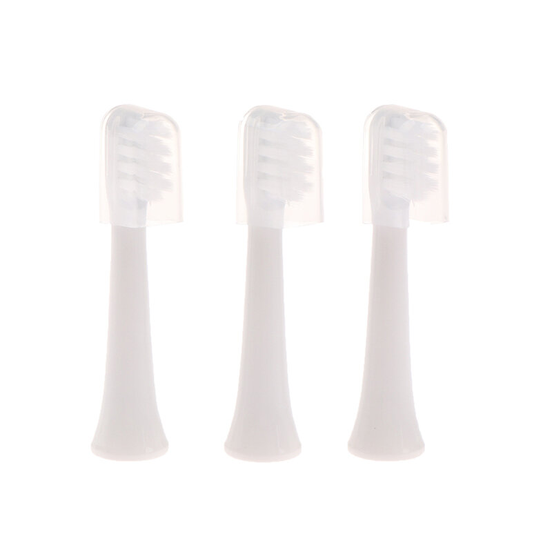 Brosse à dents électrique sonique pour XIAOMI T100, 3 pièces, têtes de rechange DuPont, brosse à poils propres, tête de buses, aspirateur souple blanchissant