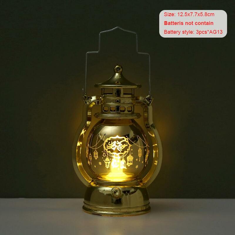 Портативный светильник Eid Mubarak, светодиодный фонарь, светильник для мусульманского исламского искусства, украшение