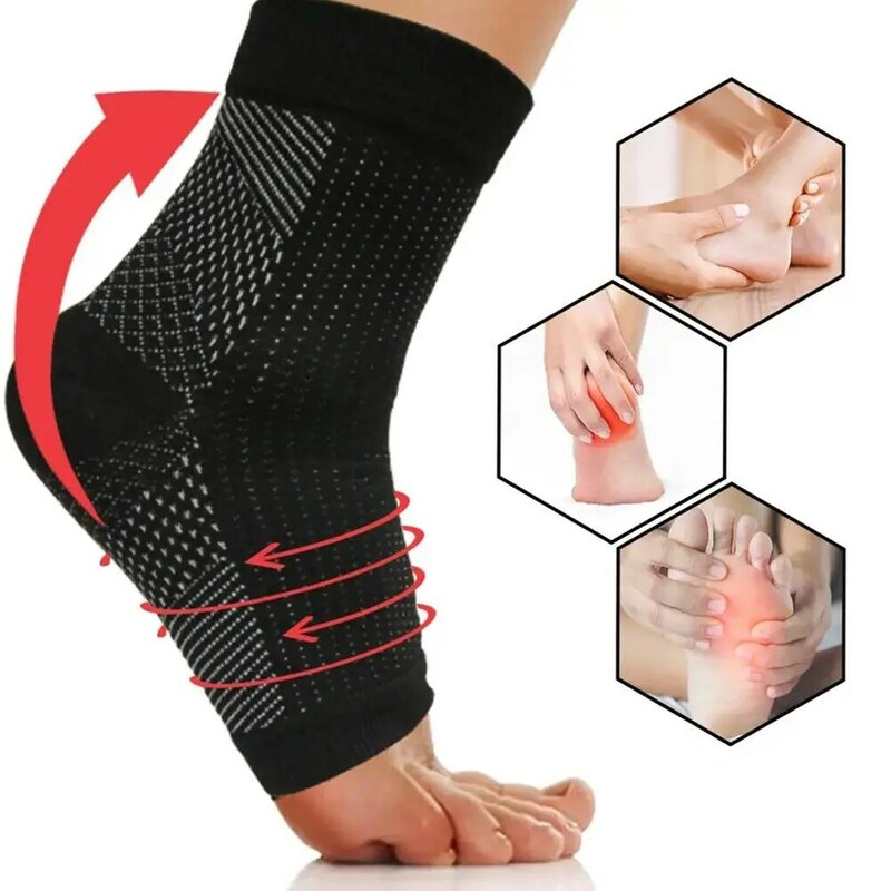 Calcetines de compresión para aliviar el dolor de fascitis Plantar, calcetines de soporte para el talón, calcetines deportivos para el hogar