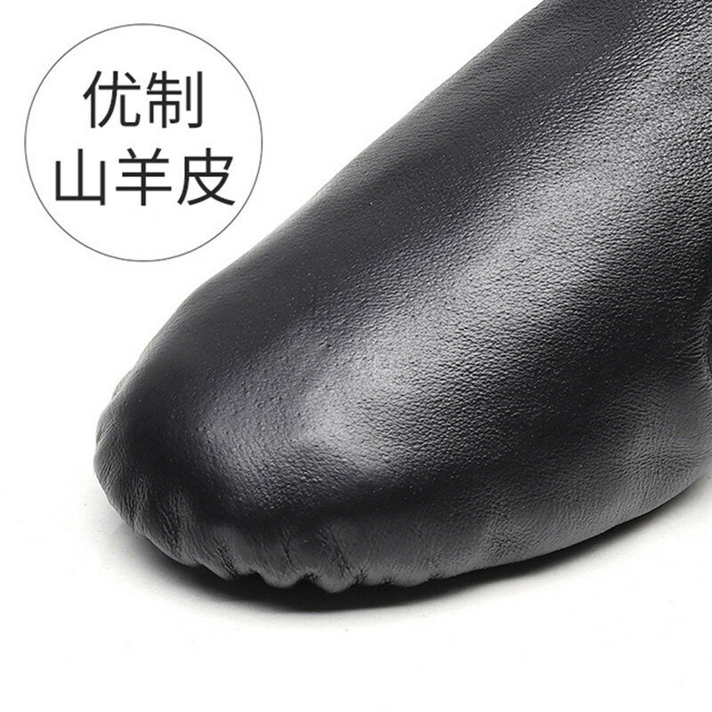 Genuine Leather Upper Slip-on Jazz Shoe for Jazz Dance Shoes Children Shoes for Men and Women Salsa on Jazz Shoes Ballet Belly