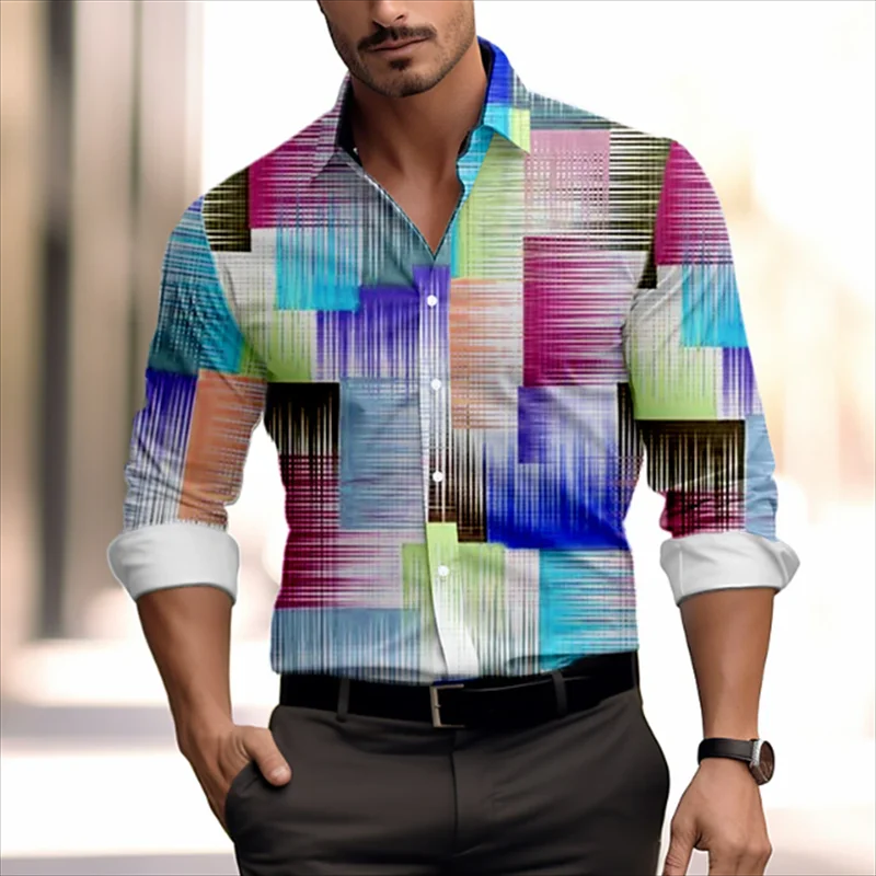 2024 гавайская рубашка, мужская летняя 3D рубашка с принтом бамбуковых листьев, мужская пляжная рубашка для отпуска с длинным рукавом