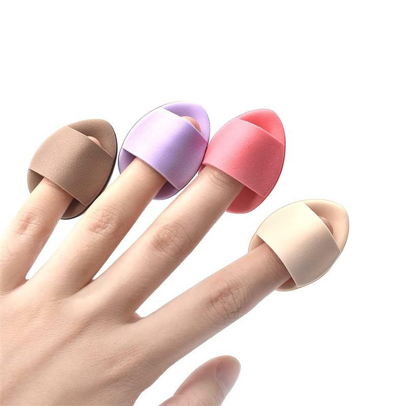 Finger Puff Mini Triangle Makeup Puff for women Super Soft Beauty Makeup Tools Suitable for Loose and Body Powder Mini Sponge