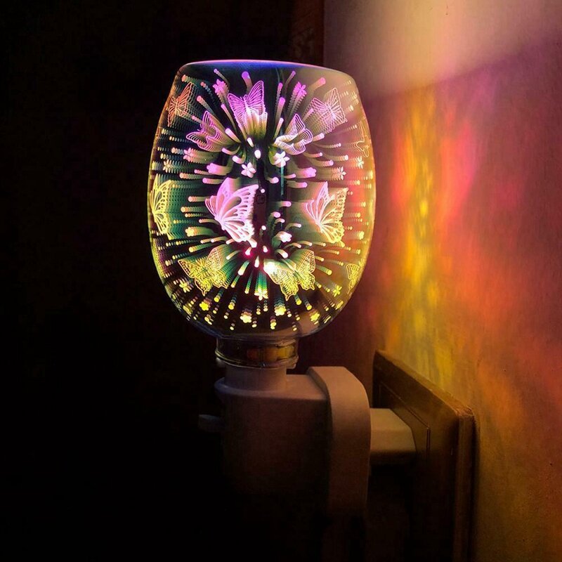 Electric Plug In LED Aroma Diffuser Lamps Wax Melt Oil Burner Wax Warmer