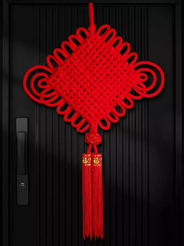 Подвесное украшение в виде китайского узла для элитных счастливых персонажей в гостиной