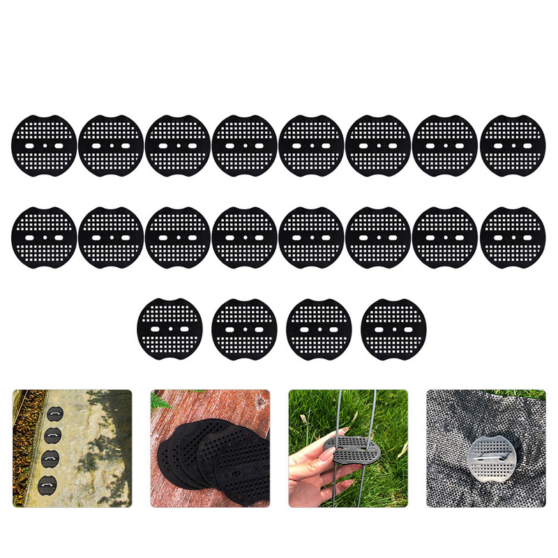 100 Pcs Washers Garden Nail Spacers Tent Nails Pads The Fence Stakes Gasket Lawn Pegs