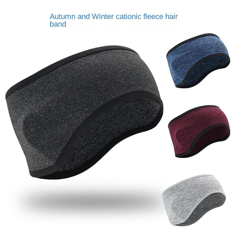 Fleece Ear Muffs para homens e mulheres, faixa de cabelo, proteção da testa, bandana para esportes, ciclismo, frio, quente, tampa da cabeça, ao ar livre