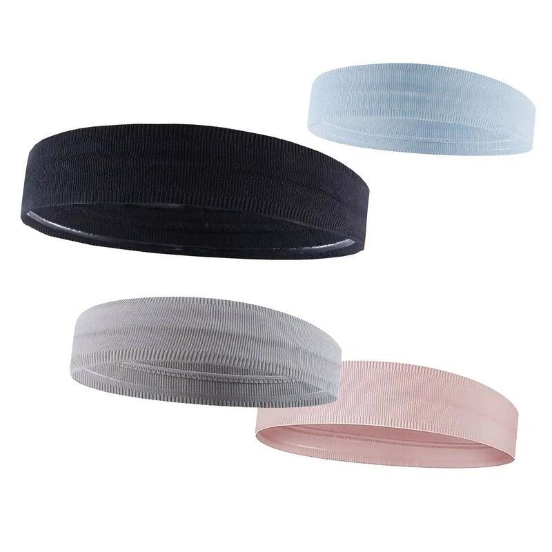 Yoga Sports Headbands For Women Solid Elastic Hair Bands Running Fitness Hair Bands Stretch Makeup Hair Accessories Black