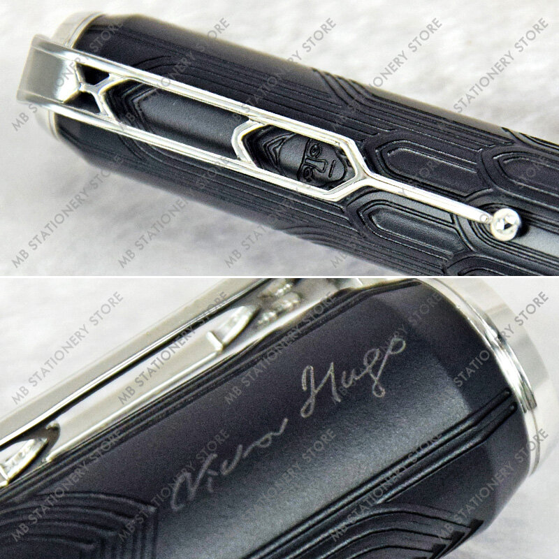 MSS Victor Hugo MB Роскошный ролик/Шариковая ручка с изображением собора в архитектурном стиле с гравировкой по номеру 5816/8600