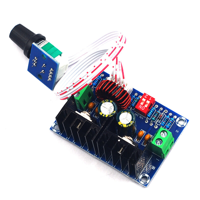 XH-M405 modul regulator voltase DC-DC XL4016 papan regulator tegangan, modul step-down potensiometer eksternal daya tinggi 8A