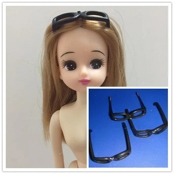Aksesori kacamata baru 3 buah/lot untuk boneka Licca