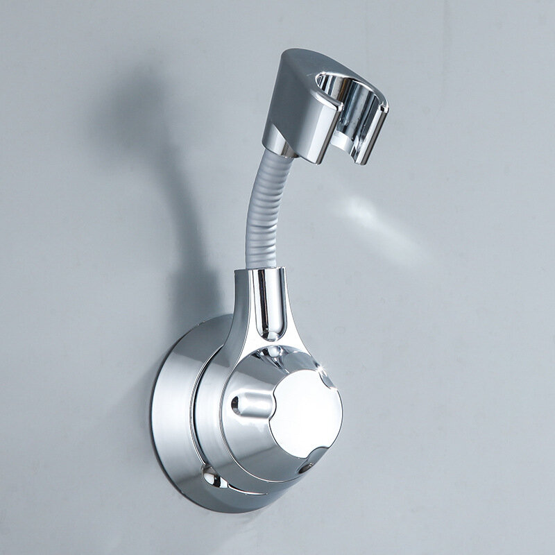調節可能な吸盤付きシャワーヘッドホルダー,多角度回転シャワーブラケット,パンチなしのサポート