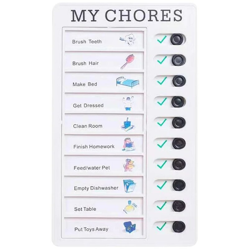Classroom Schedule Chart DIY Chore Chart Children Planning Reminder Chart Kids Accessory Children Students Schedule Chore Board