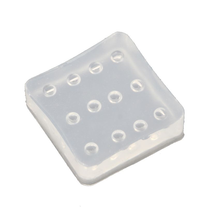 F42F Stampo per perline Stampi per perline in resina Stampo epossidico siliconico per pendente pietre preziose