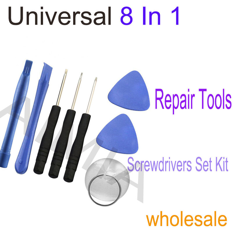 Universal 8 In 1 Repair Tools Screwdrivers Set Kit Tablet Repair For Xiaomi for Huawei