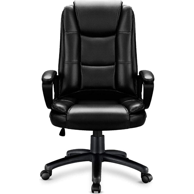 Sedia da ufficio a casa, Design resistente grande e alto da 400 libbre, supporto lombare ergonomico per cuscino con schienale alto, scrivania per Computer,