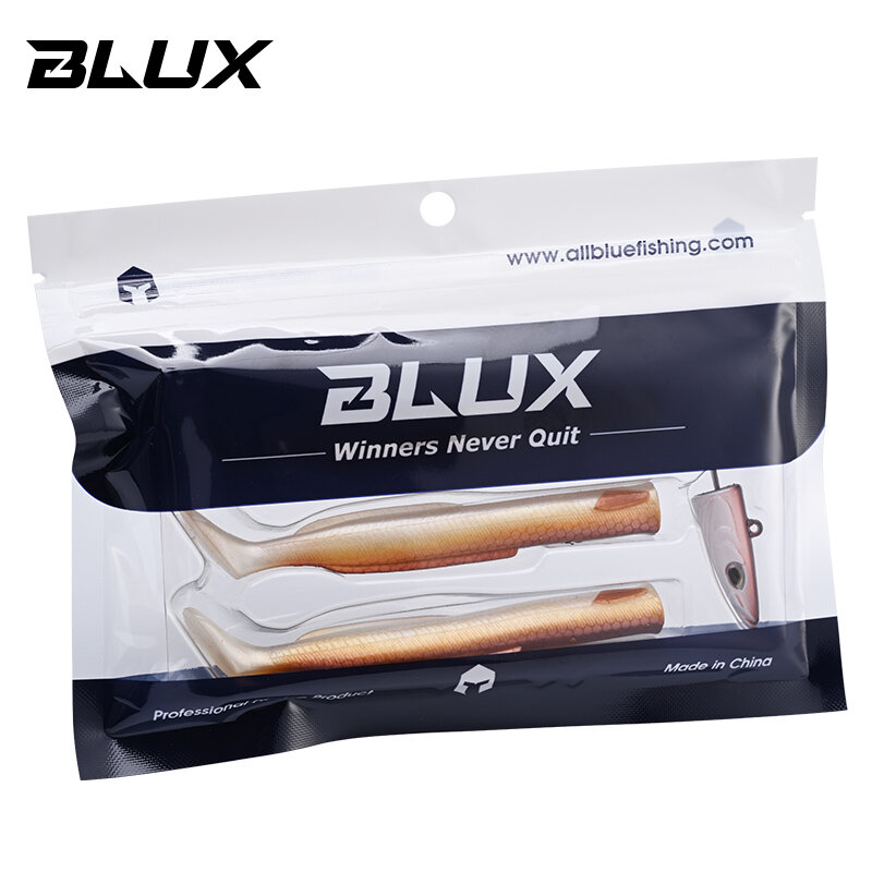 BLUX Happy Sandeel señuelo de pesca de anguila viva suave, cola de paleta, anzuelo de cabeza, Vinyls, vibración, cebo Artificial, engranaje de agua salada, 13cm, 27g