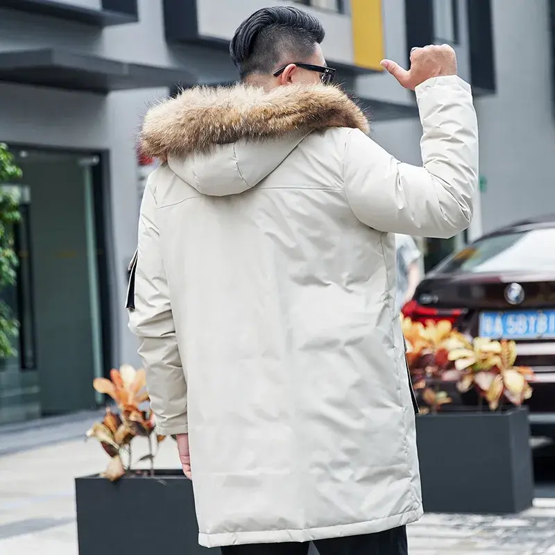 Jaqueta para baixo extra grande masculina, casaco de inverno longo, moda casual grosso, alta qualidade, plus size, nova chegada, M-8XL9XL11XL11XL12XL13XL