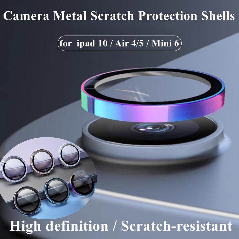 CD 패턴 카메라 렌즈 금속 스크래치 방지 보호 케이스 커버 쉘, 아이패드 10 에어 5 에어 4 10.9 미니 6 8.3 인치 2022