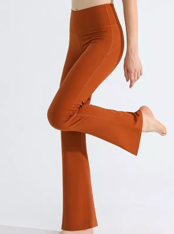 Calças Lulu-Groove de cintura ultra alta para mulheres, calças de ioga super elásticas, leggings de treino, leggings slim fit para academia, corrida, fitness