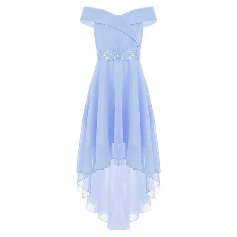 Đầm Bé Gái Công Chúa Đầm Maxi Voan Trẻ Em Áo Váy Cho Bé Gái Cưới Tối Sinh Nhật Junior Cô Dâu Mặc Áo Choàng
