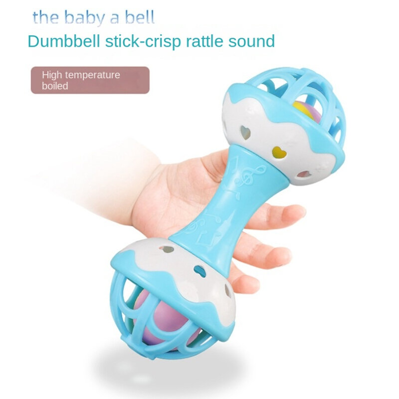 Bebê manhattan mão agarrando bola chocalho mordedor brinquedos para bebês criança crianças brinquedo educacional recém-nascido 0-36m