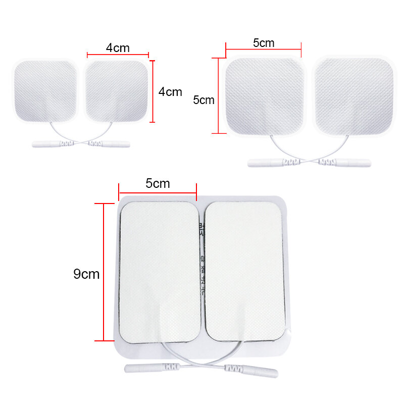 Tens Physiotherapy Accessories Electrodes Pads for Muscle Massager Body Non-woven Fabric Self Adhesive Replacement Patch Sauna