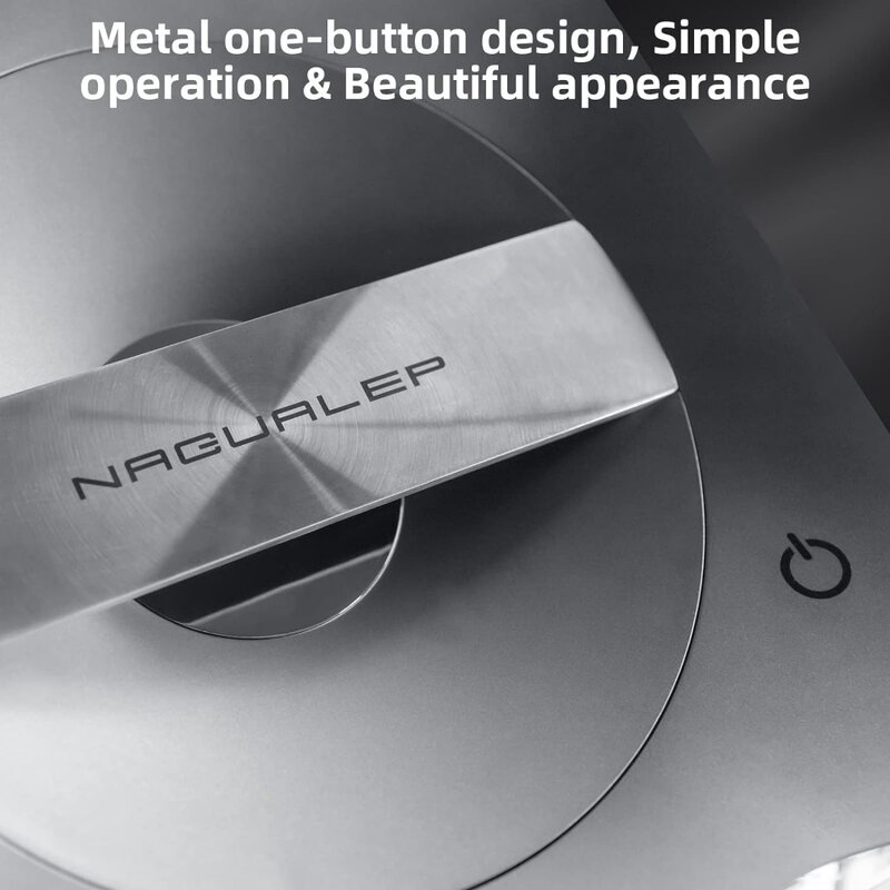Compostor elétrico de cozinha inteligente, Auto Food Cycler, botão único, 2X filtro de secagem, Design por Nagualep, 2.5L