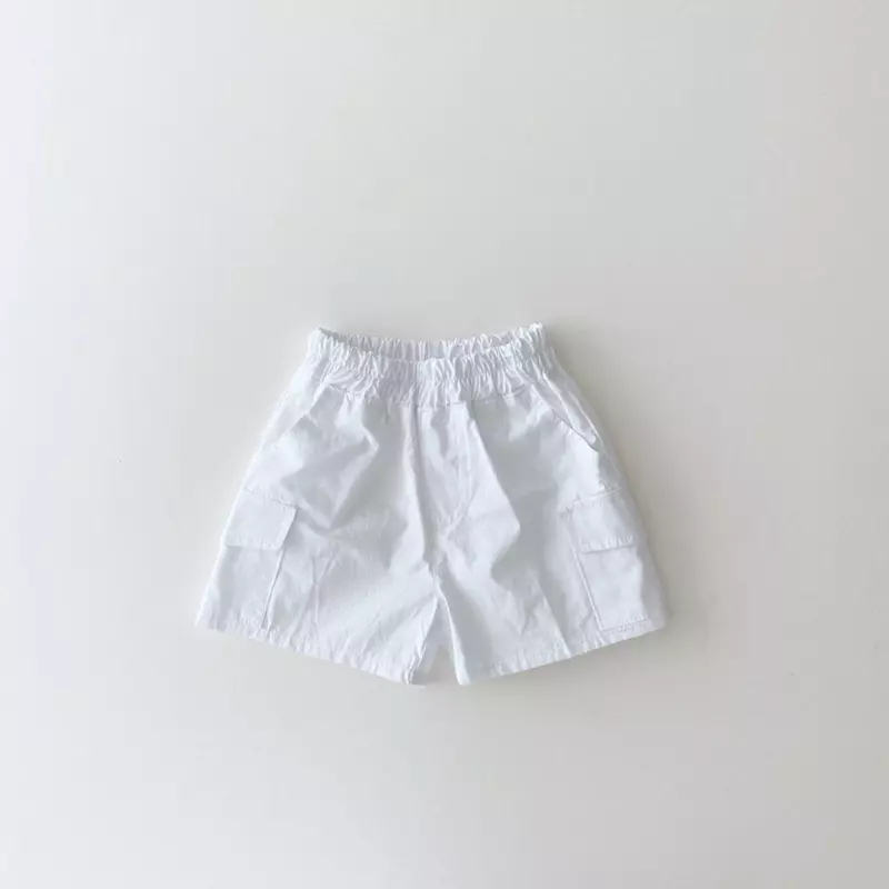 2023กางเกงขาสั้นสำหรับเด็กแรกเกิดเด็กผู้หญิง, กางเกงขาสั้นบางสำหรับเด็กสไตล์มาคารองสไตล์เกาหลีเสื้อผ้าลำลอง