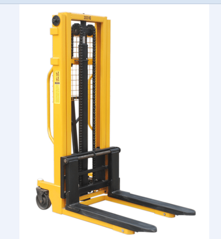 New 1.5Ton 1.6Meter Manual Hydraulic Forklift Trucks Portable Hydraulic Lift Pallet Stacker