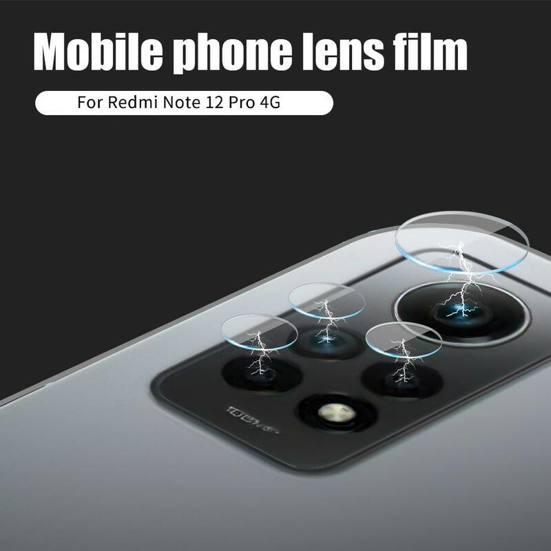 Pelindung kamera kaca lensa, untuk Xiaomi Redmi Note 13 12 Pro Plus Note 12s 12C 13C Redmi 12 4G 5G Note13 Pro