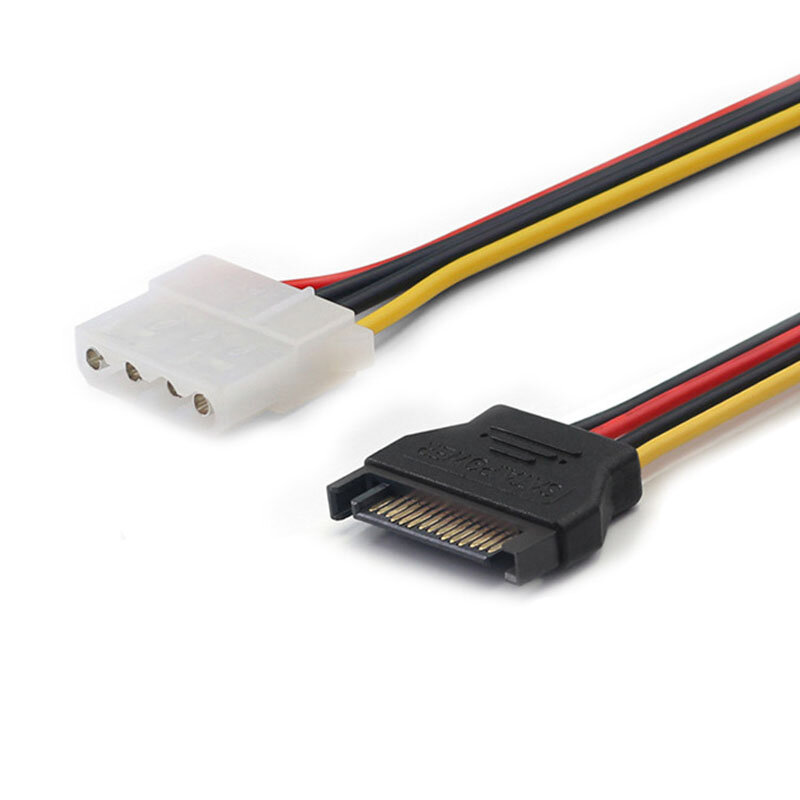 1 ~ 10 Stück 15-poliger Sata-Stecker auf Molex-Ide 4-polige Adapter-Verlängerung kabel für das Netz kabel des optischen Computer antriebs