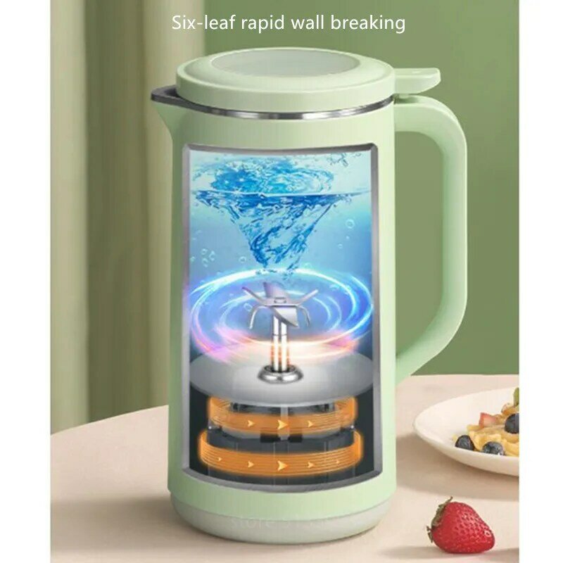 350ML Soy Milk Maker Mini Household Wall Breaking Machine Portable Juicer Blender Automatic No-wash No-filter Sojamilchmaschine