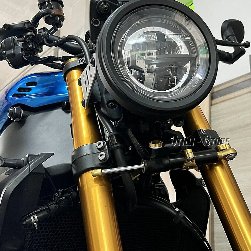 Novos acessórios da motocicleta amortecedor de direção ajustável estabilizador apto para yamaha xsr900 xsr 900 xsr900 xsr 900 2022 2023